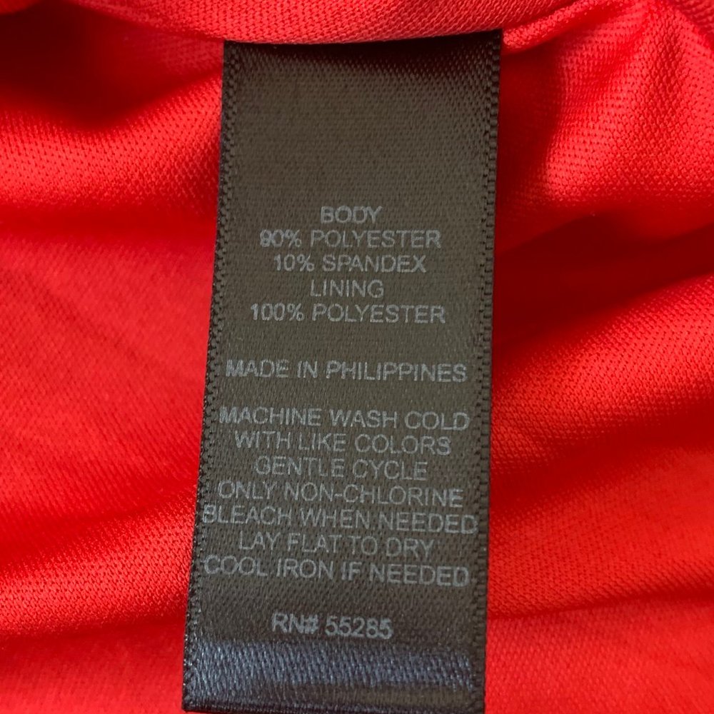 Express Red Fit and Flare Skater Dress - Picture 3 of 4